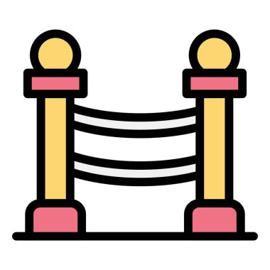 Vektör Simgesi Tasarım İllüstrasyonunu Sınırla