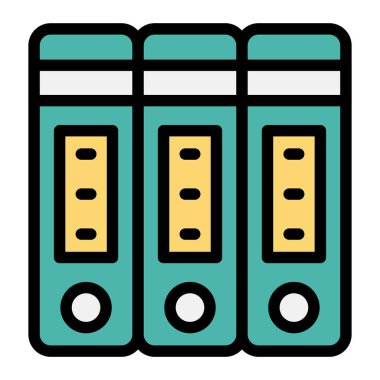 İş dizini Vektör Simgesi Tasarım İllüstrasyonu