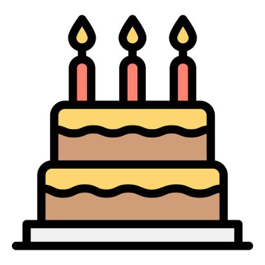 Pasta Vektörü Simgesi Tasarımı Çizimi