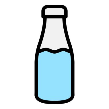 Süt kavanozu Vektör Simgesi Tasarım İllüstrasyonu