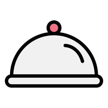 Cloche Vektör Simgesi Tasarım İllüstrasyonu