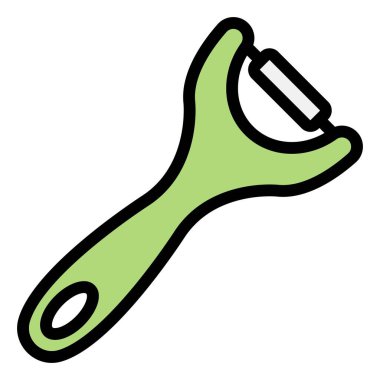 Peeler Vektör Simgesi Tasarım Çizimi