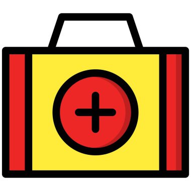 Tıbbi Malzeme Vektör Simgesi Tasarım İllüstrasyonu