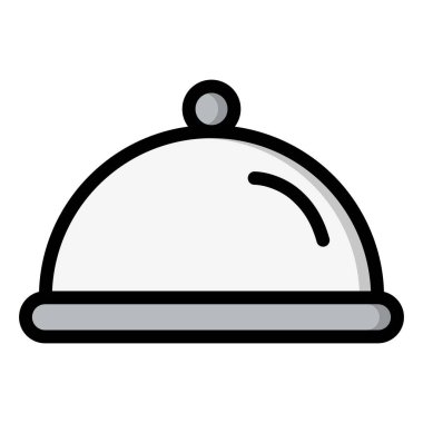 Cloche Vektör Simgesi Tasarım İllüstrasyonu