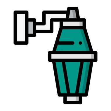 Sokak lambası Vektör Simgesi Tasarım İllüstrasyonu