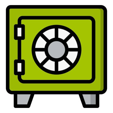 Depolama Vektörü Simgesi Tasarım İllüstrasyonu