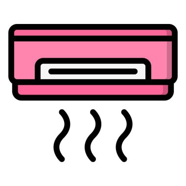 Klima Vektör Simgesi Tasarım İllüstrasyonu