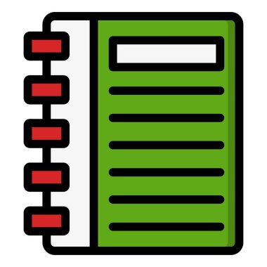 Gündem Vektörü Simgesi Tasarım İllüstrasyonu