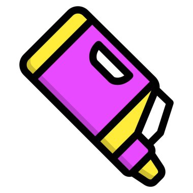 Motor yağı Vektör Simgesi Tasarımı Çizimi