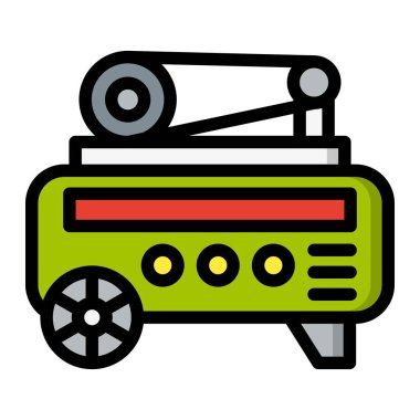 Hava pompası Vektör Simgesi Tasarım İllüstrasyonu