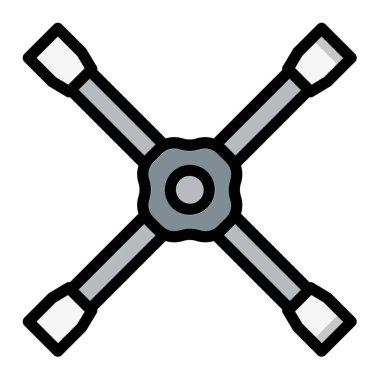 Sürükleyici Anahtarı Vektör Simgesi Tasarım İllüstrasyonu