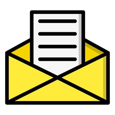 Harf Vektörü Simgesi Tasarım İllüstrasyonu