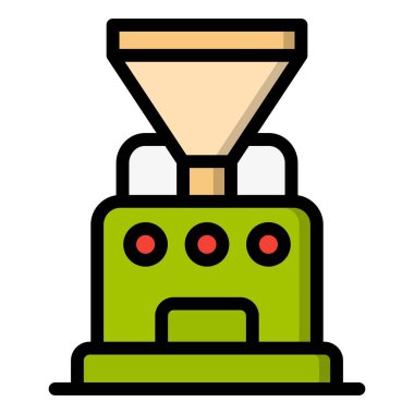 Roaster Vektör Simgesi Tasarım Çizimi