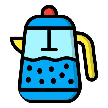 Fransız Basın Vektörü Simgesi Tasarım İllüstrasyonu