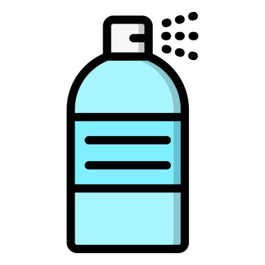 Sprey Vektör Simgesi Tasarım İllüstrasyonu