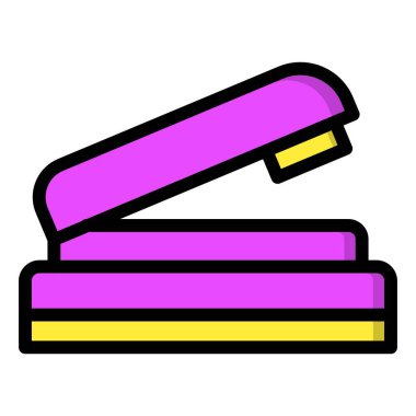 Zımba Vektörü Simgesi Tasarım İllüstrasyonu