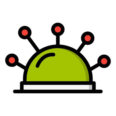 İğnelik Vektör Simgesi Tasarım İllüstrasyonu