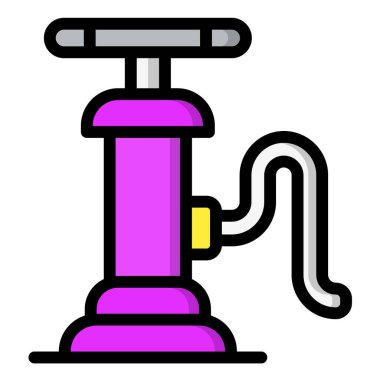 Hava pompası Vektör Simgesi Tasarım İllüstrasyonu