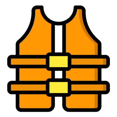 Can yeleği Vektör Simgesi Tasarım İllüstrasyonu