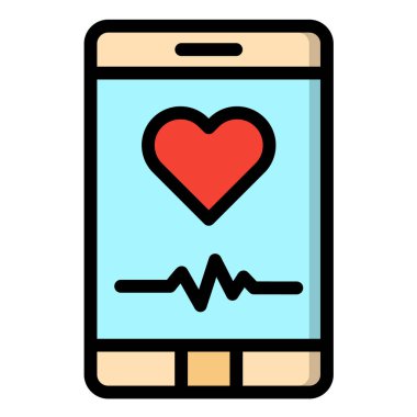 Telefon Vektörü Simgesi Tasarım İllüstrasyonu