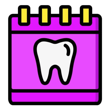 Randevu Vektörü Simgesi Tasarım İllüstrasyonu