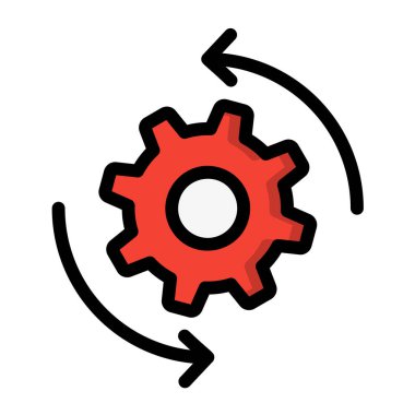 Agile Vektör Simgesi Tasarım İllüstrasyonu