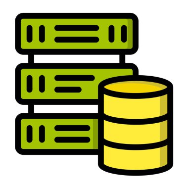 Veri güdümlü Vektör Simgesi Tasarım İllüstrasyonu