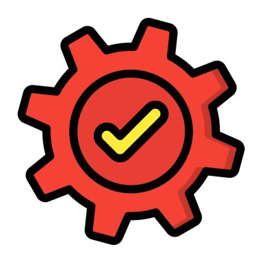 Kalite Denetim Vektörü Simgesi Tasarım İllüstrasyonu