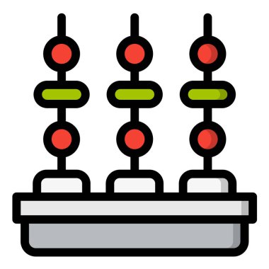 Aperatif Vektör Simgesi Tasarım İllüstrasyonu