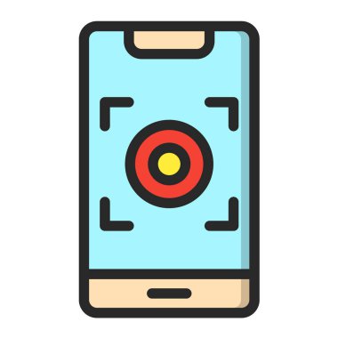 Kayıt Vektörü Simgesi Tasarım İllüstrasyonu