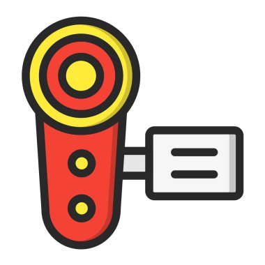 El kamerası Vektörü Simge Tasarımı Çizimi