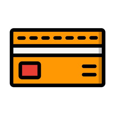 Kart Vektörü Simgesi Tasarım İllüstrasyonu