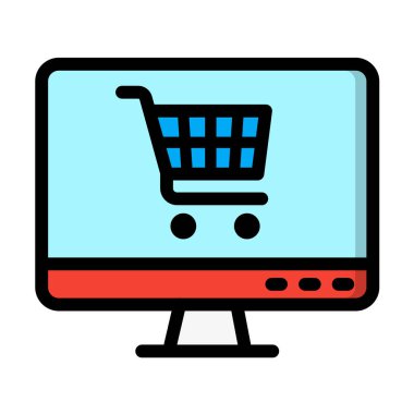 Etrade Vektör Simgesi Tasarım İllüstrasyonu