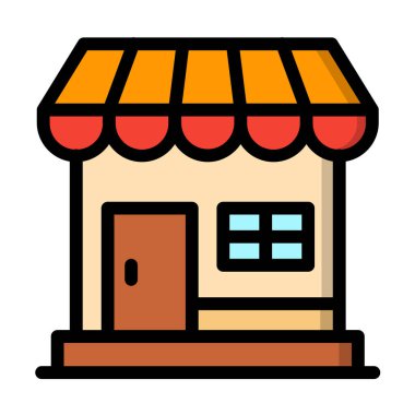 Depo Vektörü Simgesi Tasarım İllüstrasyonuName