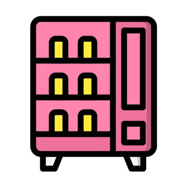 Satış Makinesi Vektör Simgesi Tasarım İllüstrasyonu