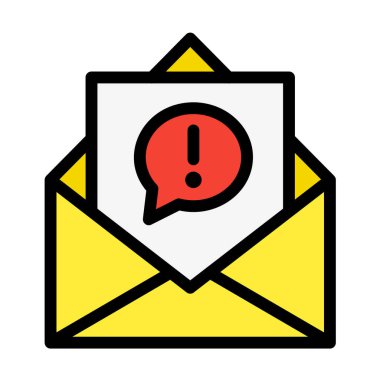 Önemli Vektör Simgesi Tasarım İllüstrasyonu