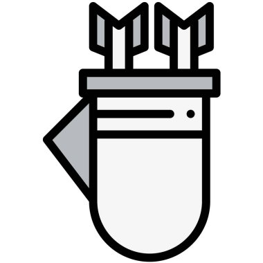 Titrek Vektör Simgesi Tasarım İllüstrasyonu