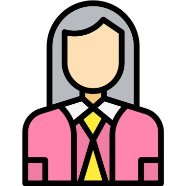 Şirket Sektör Vektör Simgesi Tasarım İllüstrasyonu