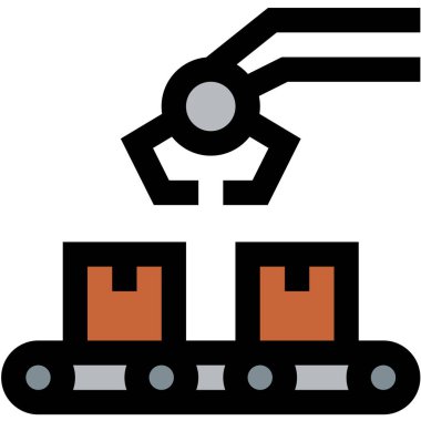 Taşıyıcı Kayış Vektör Simgesi Tasarım İllüstrasyonu