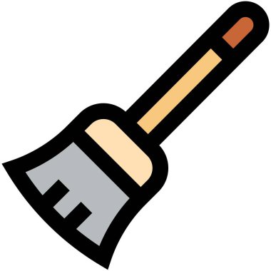 Tüy Tozlayıcı Vektör Simgesi Tasarım İllüstrasyonu