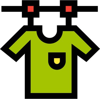 Kurutma Vektörü Simgesi Tasarım İllüstrasyonu