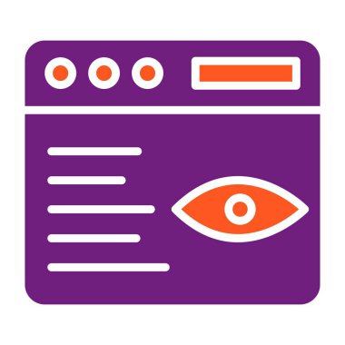 Etki Vektörü Simgesi Tasarım İllüstrasyonu