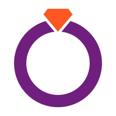 Alyans Vektör Simgesi Tasarım İllüstrasyonu