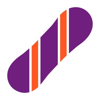 Snowboard Vektör Simgesi Tasarım İllüstrasyonu