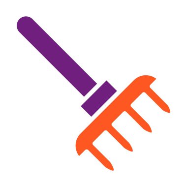 Pitchfork Vektör Simgesi Tasarım Çizimi