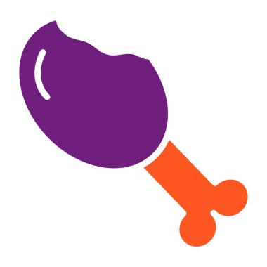 Bacak Parçası Vektör Simgesi Tasarım İllüstrasyonu