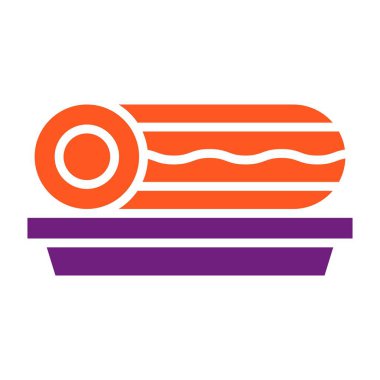 Pasta Vektörü Simgesi Tasarım Çizimi