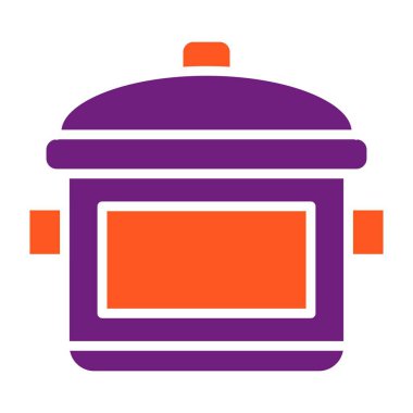 Tencere Vektör Simgesi Tasarım Çizimi