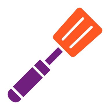 Spatula Vektör Simgesi Tasarım İllüstrasyonu