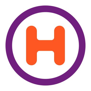 Hastane Vektör Simgesi Tasarım İllüstrasyonu